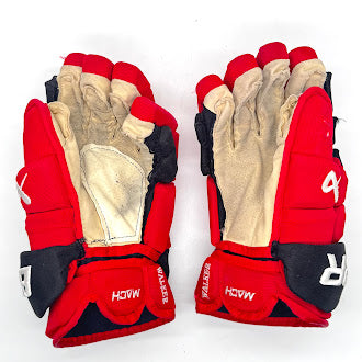 Bauer Supreme Mach - Used NHL Pro Stock Glove - Sean Walker (Red/Black)